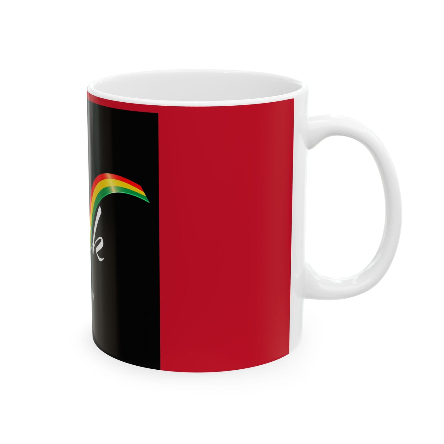 Happy Black History Month Ceramic Mug - Celebrate Diversity