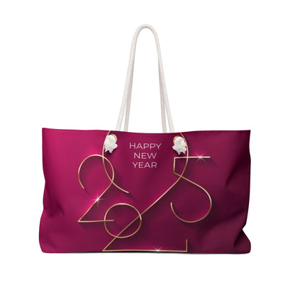 Happy New Year Weekender Bag - Stylish Tote for Celebrations & Travel