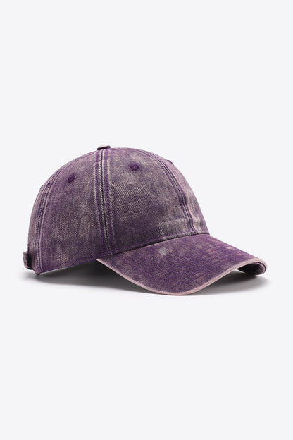 Plain Adjustable Baseball Cap