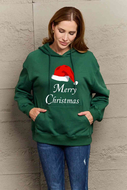 Simply Love Full Size MERRY CHRISTMAS Graphic Hoodie